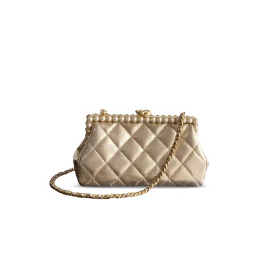 CHANEL 26C LAMBSKIN PEARLS CLUTCH AS5912 (20.5*10*7.5cm)